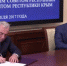 С. Бебенин и В. Константинов подписывают cоглашение о сотрудничестве. - Крымские известия