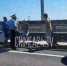 Появилось видео аварии на Крымском мосту, из-за которой перекрыто движение в сторону Тамани - Крым 24