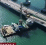 Для ремонтных работ на Крымском мосту задействуют плавучий кран - Crimea-news.com