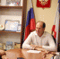 Владислав Хаджиев с  директором ГУП РК "Крымавтодор" Максимом Дёминым и дирктором филиала Сакского ДРСУ ГУП РК "Крымавтодор" Владимиром Пустовойтом - Crimea-news.com
