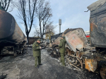 Газовые цистерны на ГРЭСе загорелись из-за нарушения техники безопасности