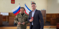 Глава администрации Черноморского района вступил в ряды добровольцев «Барс-Крым» - Крымское информационное агентство