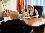 Депутат Государственного Совета Республики Крым Виктория Билан провела очередной прием граждан в г. Саки