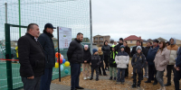 В Сакском районе по Народной программе установили универсальную спортивную площадку - Единая Россия Крым