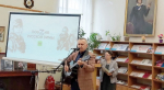 Ольга Старушко и Виктор Плакида на презентации в библиотеке имени А. С. Пушкина.