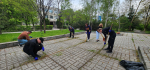 Субботник по благоустройству памятных мест