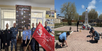В преддверии Дня Победы судебные приставы посетили с экскурсией музей и провели уборку на военных мемориалах в пгт. Новофедоровка - ФССП по Республике Крым