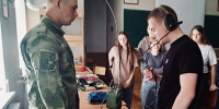 В Симферополе военнослужащие Росгвардии встретились со школьниками - Росгвардия