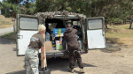 Жители Крыма помогают войскам ПВО в обустройстве позиций