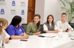 Зампред Госдумы России Анна Кузнецова встретилась с крымскими участниками кадрового проекта «Политзавод»