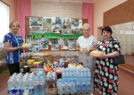 Помощь эвакогоспиталю от волонтёров села Яркое