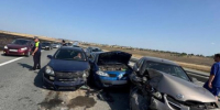 15 транспортных средств пострадало в трёх ДТП вблизи села Школьное на трасе Евпатория – Симферополь - Вести Крым
