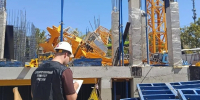 Появилось видео с места падения строительного крана в Севастополе - Комсомольская правда