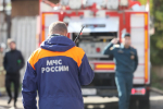 На дороге в Симферополе загорелся автобус