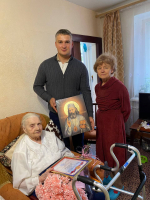 Алексей Натаров поздравил со 100-летним юбилеем бывшего врача-хирурга Софью Филипповну Киселёву