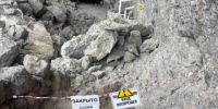 В Крыму в гроте Голицына произошел обвал скалы  - Вести Крым