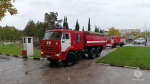 Сотрудники 5 пожарно-спасательного отряда ликвидировали условный огонь