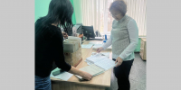 Проведена рабочая встреча с руководителем муниципального архива Первомайского района - Госкомархив Республики Крым