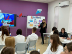 Депутат-справоросс Виктория Билан провела парламентский урок ко Дню Конституции
