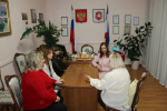 Татьяна Манежина провела встречу с лауреатом конкурсов Евой Сафоновой