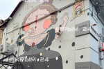 Группа вандалов испортила мурал «Графиня» в Симферополе