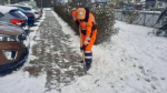 В Симферополе более 400 дворников очищают пешеходные зоны от снега