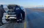 Феодосийские полицейские предотвратили возгорание автомобиля на трассе