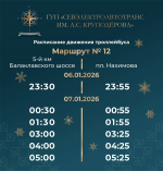 И до утра: как будет работать общественный транспорт Севастополя в рождественскую ночь