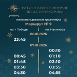 И до утра: как будет работать общественный транспорт Севастополя в рождественскую ночь