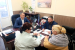 В Минстрое Крыма прошла рабочая встреча с участником программы «Герои Крыма»