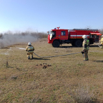 В Раздольненском лесничестве прошли учения по тушению лесных пожаров