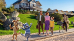 Герои мультсериала «Простоквашино» в отеле Riga Village Resort