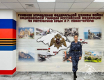 В Симферополе сотрудник Росгвардии оказала доврачебную помощь потерявшей сознание пенсионерке