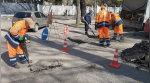 В Симферополе продолжают обновлять дороги