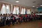 В Симферополе прошел последний звонок для выпускников класса Росгвардии