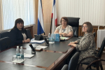 Елена Романовская приняла участие в заседании трехсторонней профильной комиссии ЮФО