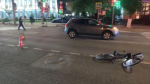 В центре Симферополя в ДТП пострадал велосипедист