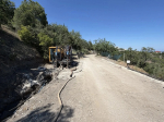Участок дороги обвалился в поселке Семидворье под Алуштой
