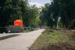 Работы по благоустройству территории от улицы Кечкеметская до улицы Титова в Симферополе идут по графику