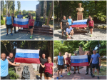 Сотрудники Главного управления организовали забег в честь Дня государственного флага России