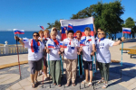 В учреждениях соцобслуживания Крыма отметили День Государственного флага Российской Федерации