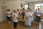 В учреждениях соцобслуживания Крыма отметили День Государственного флага Российской Федерации