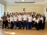 Встреча первокурсников с исполняющим обязанности прокурора Республики Крым
Егоровым Д.А.