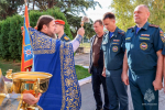 Cотрудники МЧС России приняли участие в благодарственном молебне в честь иконы Божией Матери «Неопалимая Купина»