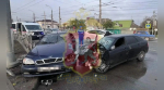 В Симферополе после столкновения двух автомобилей госпитализировали водителя и подростка